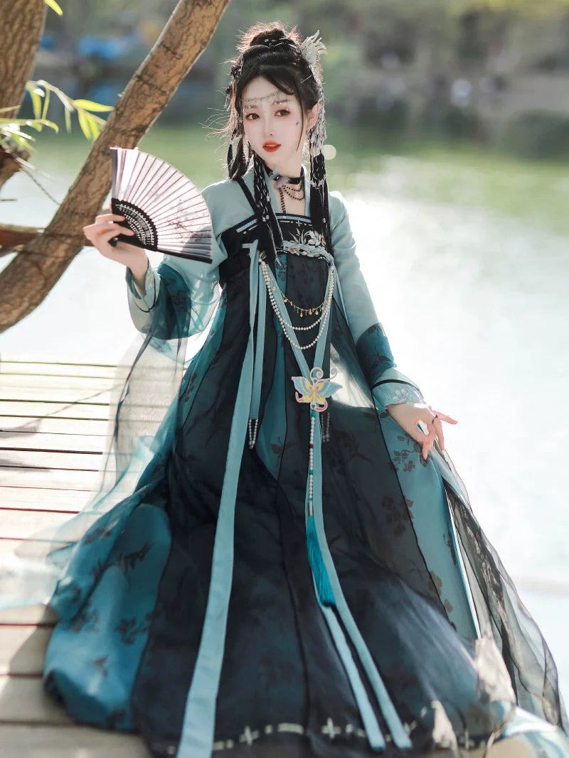 Butterfly Gu 蝶蛊 - Tang Dynasty Style Qixiong Ruqun