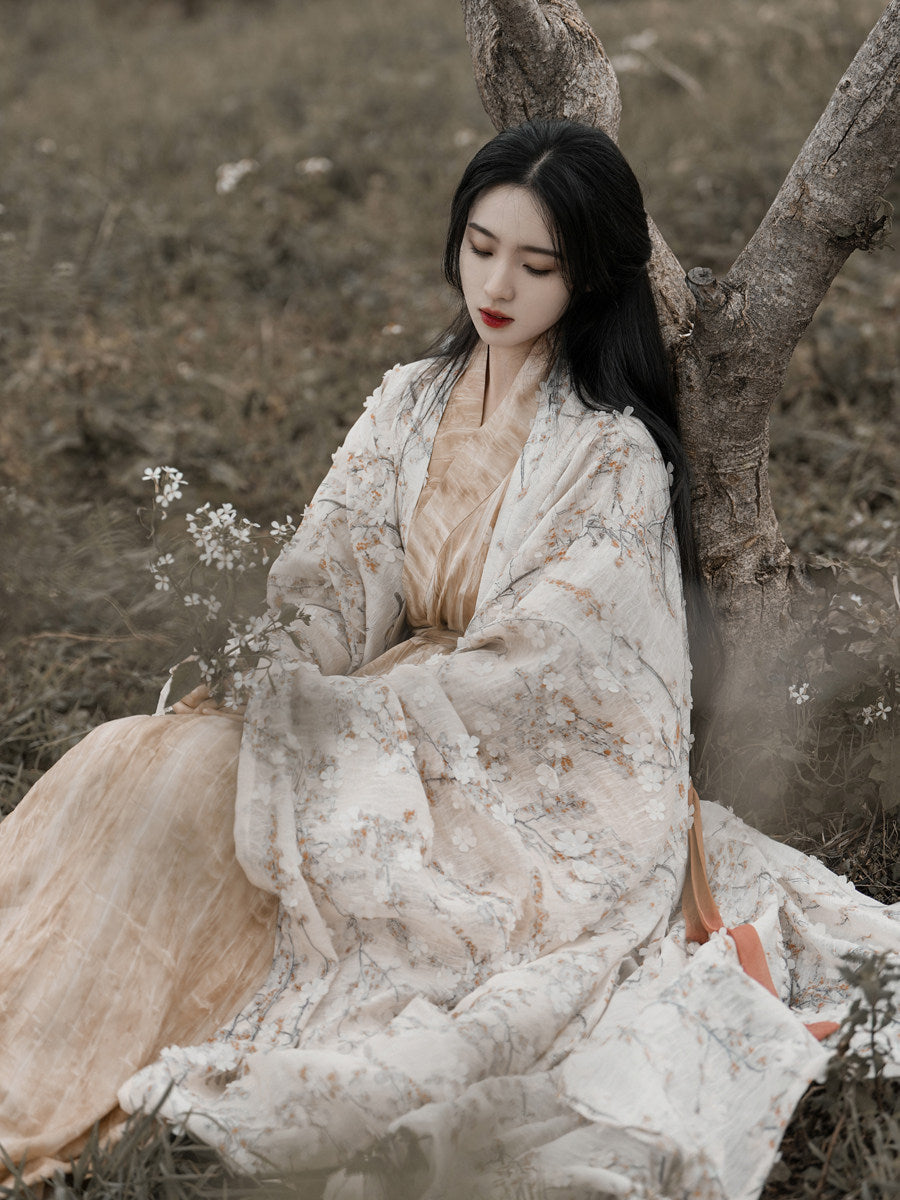 Wei Jin Dynasty Qiyao Ruqun Hanfu | Dreamlike 浮生若梦