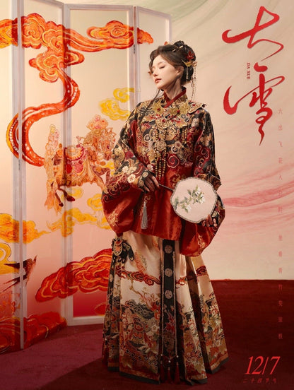 Ming Dynasty Chinese New Year Festival Hanfu | Xuanma Qiankun 玄马乾坤