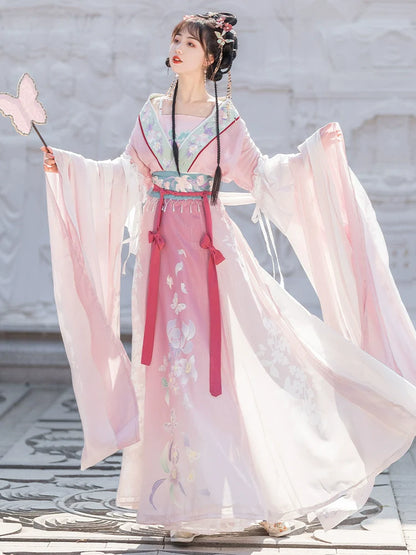 Wei Jin Dynasty Qiyao Ruqun Hanfu | Fialova