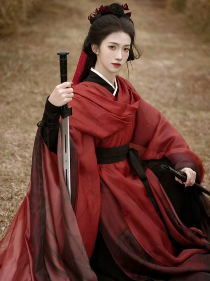 Wei Jin Dynasty Qiyao Ruqun Hanfu | Chivalry 骑士