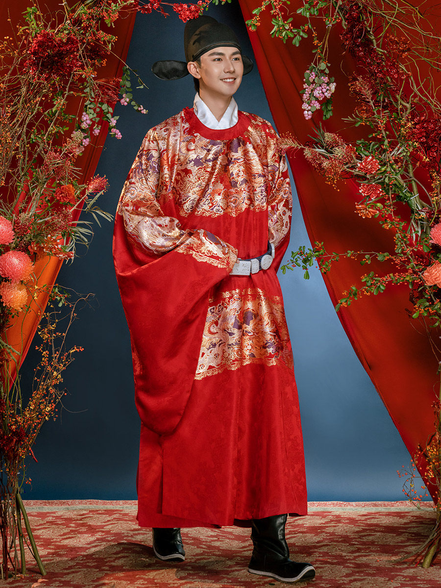 Ming Dynasty Chinese Wedding Hanfu Couple Set | Mutual Trust 两不疑
