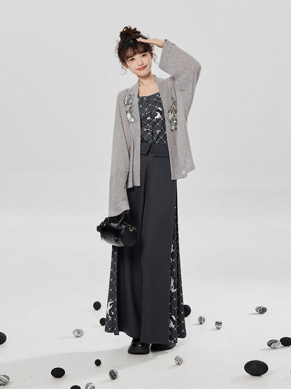 Meow Fun | Modern Song Dynasty Jacket and Pants Set