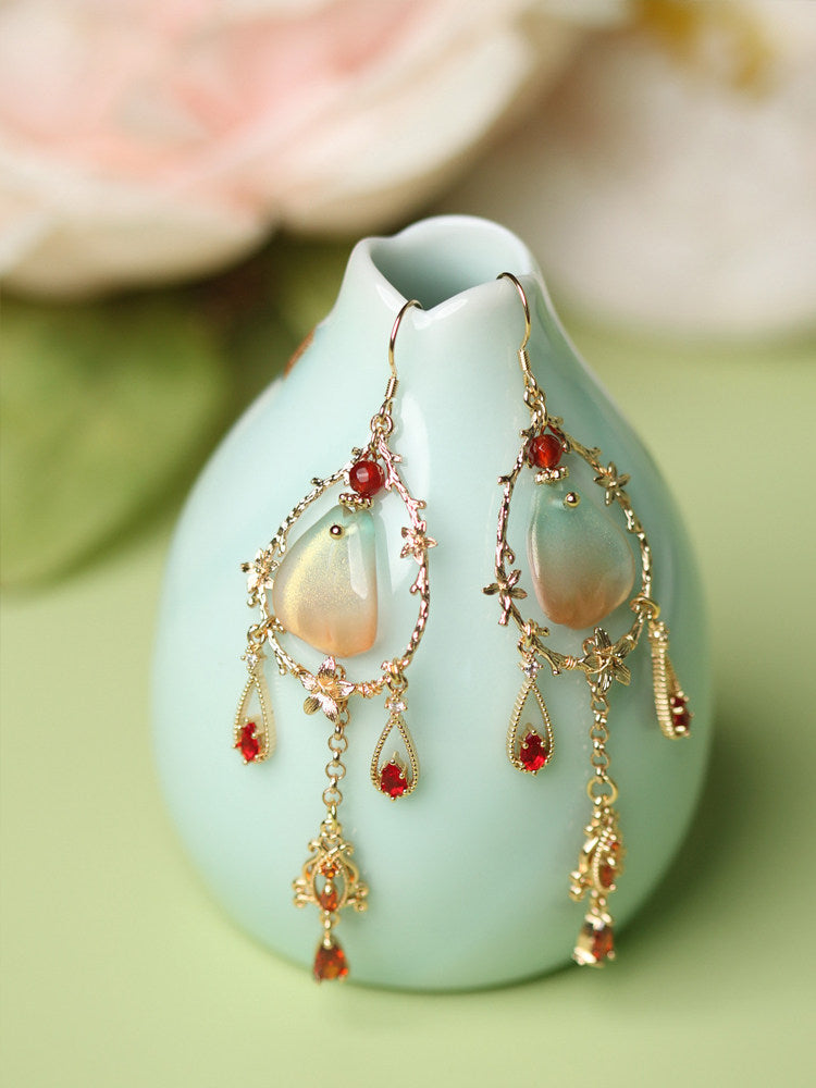 Flying Dunhuang Earrings | Hanfu Jewelry