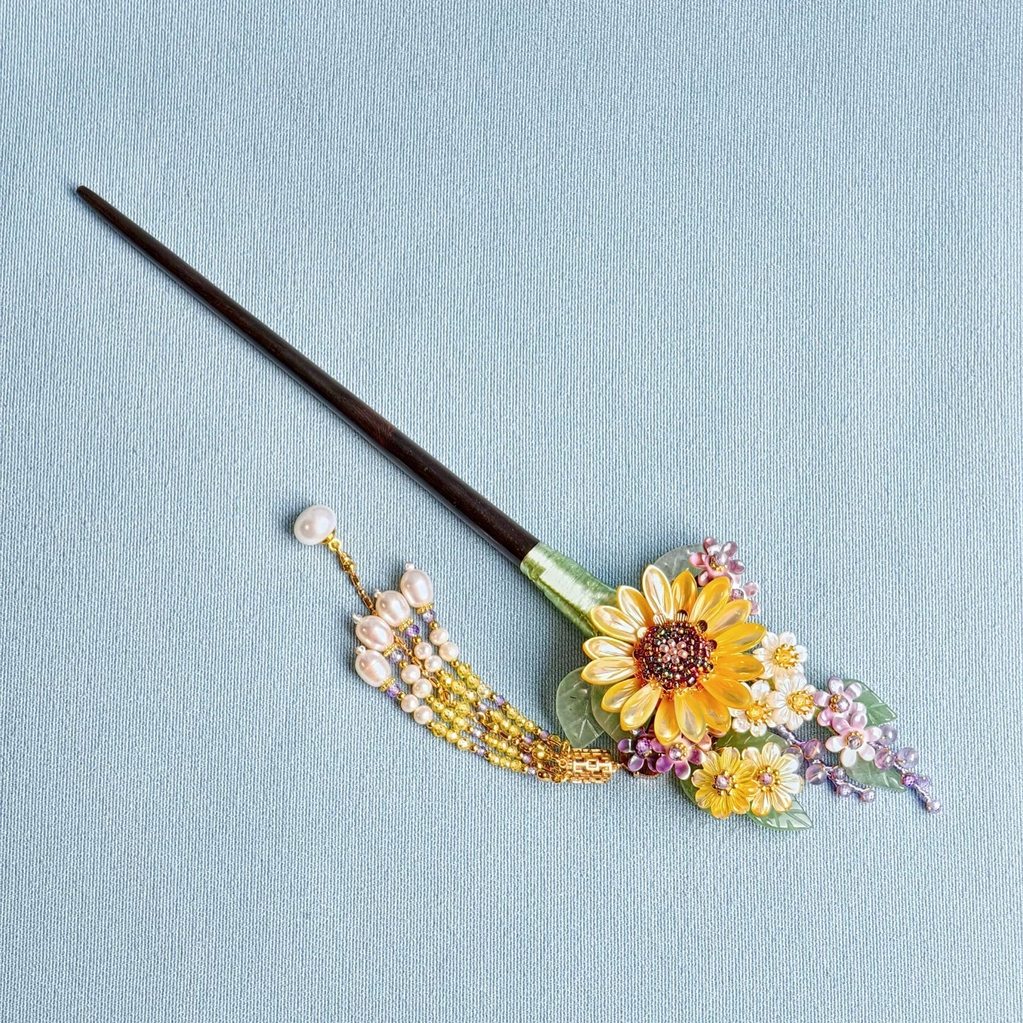 Sunflower Tassel Hair Stick | Ancient Chinese Hair Accessory