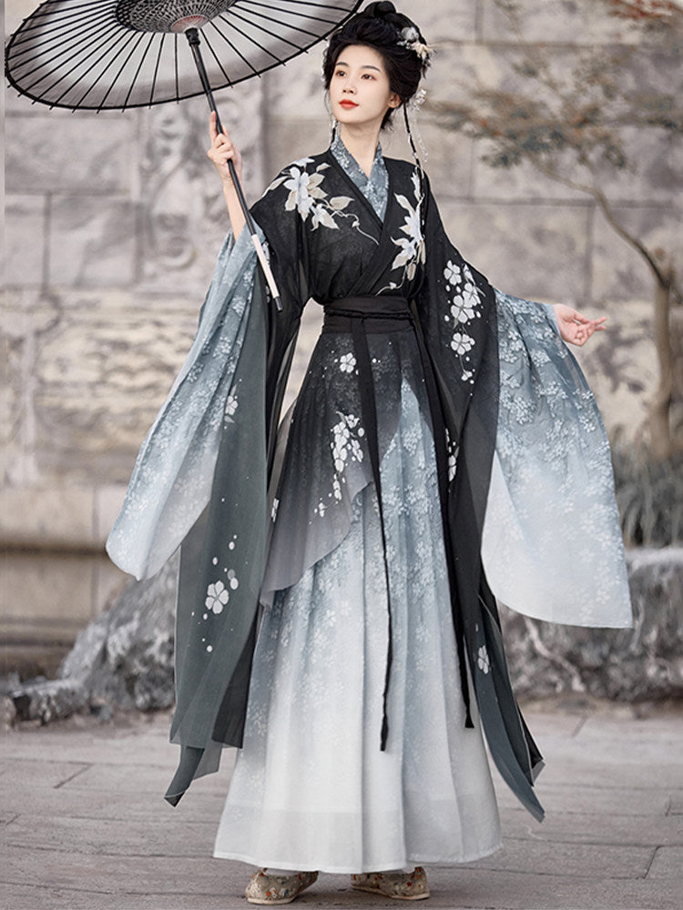 Wei Jin Dynasty Qiyao Ruqun Hanfu | Moli 墨梨