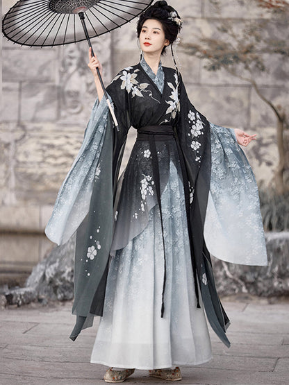 Wei Jin Dynasty Qiyao Ruqun Hanfu | Moli 墨梨