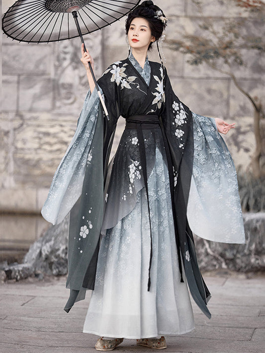 Wei Jin Dynasty Qiyao Ruqun Hanfu | Moli 墨梨