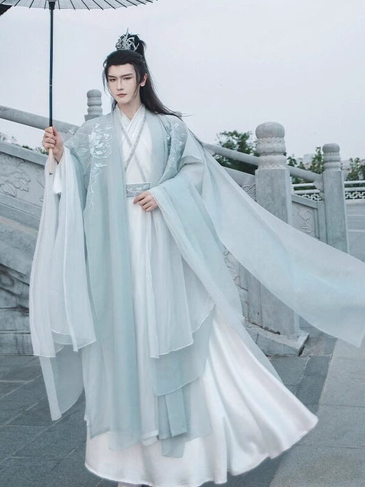 Silver Scale | Wei Jin Dynasty Hanfu Set