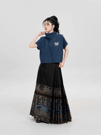 Ming Dynasty Modern Hanfu Mamianqun Outfit - Bingzhi 秉知