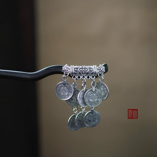 Miao Drums Hair Stick | Ancient Chinese Hair Accessory
