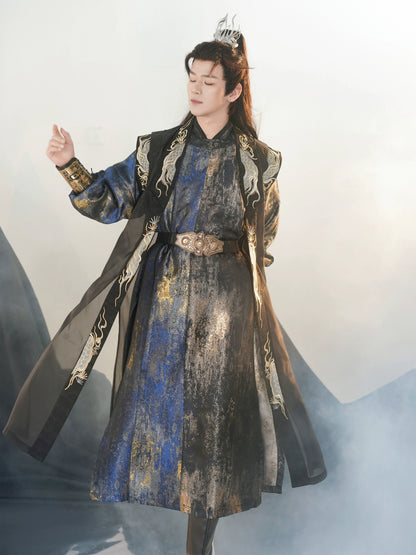Tang Dynasty Round Collar Robe - Rise of the King 君临
