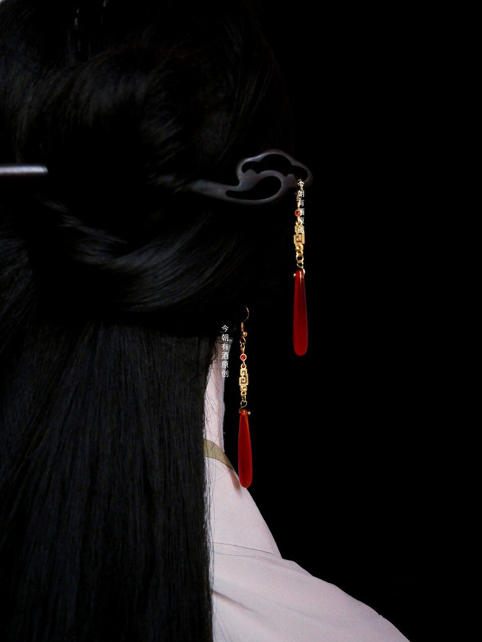 Lady Painting Earrings | Hanfu Jewelry