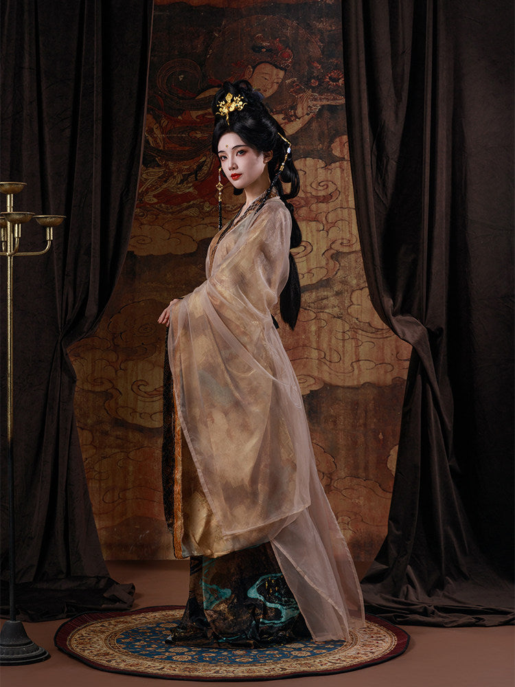 Wei Jin Dynasty Qiyao Ruqun Hanfu | Nine Songs 九歌