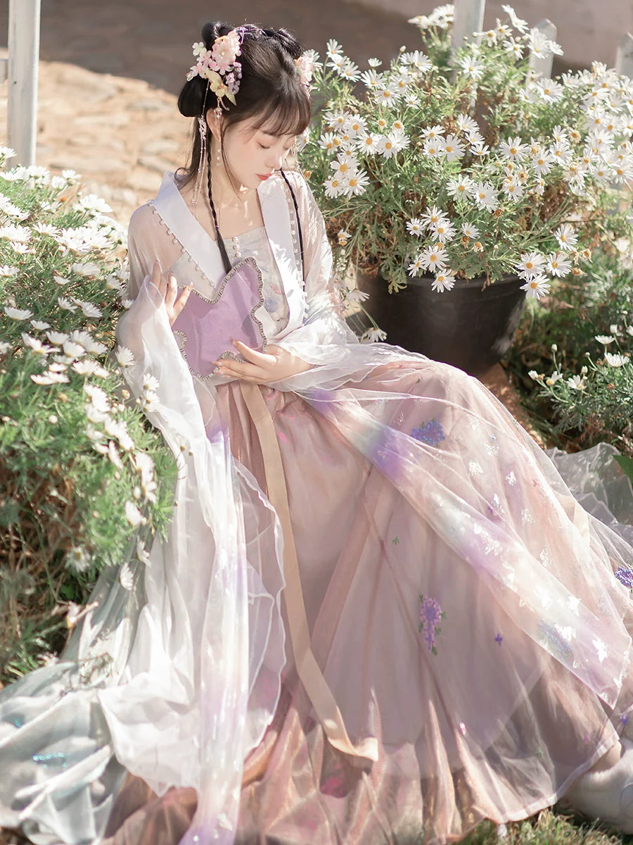Wei Jin Dynasty Qiyao Ruqun Hanfu | Luo Shen 洛神
