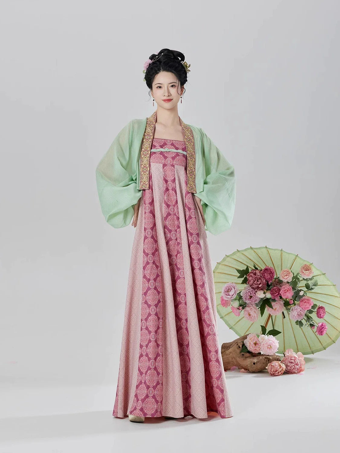 Modern Tang Dynasty Hanfu Slip Dress Set - Muyao 沐瑶 (Preorder)
