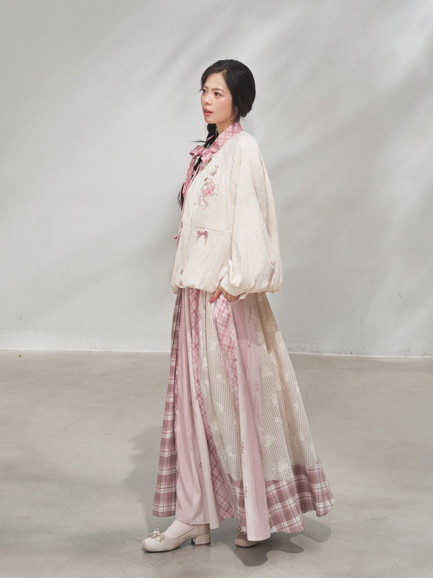 Powder Treasure | Xianxia Style Coat and Skirt Hanyuansu Outfit