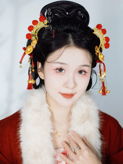 Hanfu Hair Accessories for Chinese New Year | Little God of Wealth