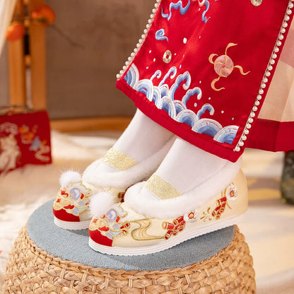 Isla - Embroidered Chinese Hanfu Shoes