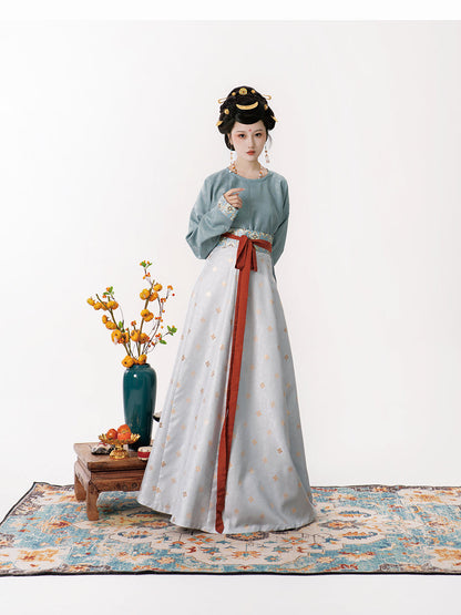 Xuan He 暄禾 - Tang Dynasty Style Beizi Qiyao Ruqun (Preorder)