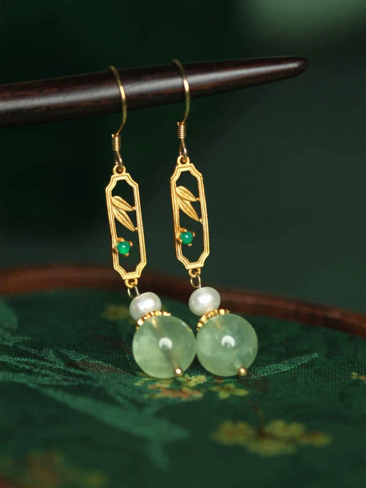 Literary Ancient China Earrings | Cheongsam Jewelry