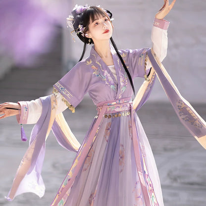 Belling Flower 拂铃花 - Tang Dynasty Style Beizi Qiyao Ruqun