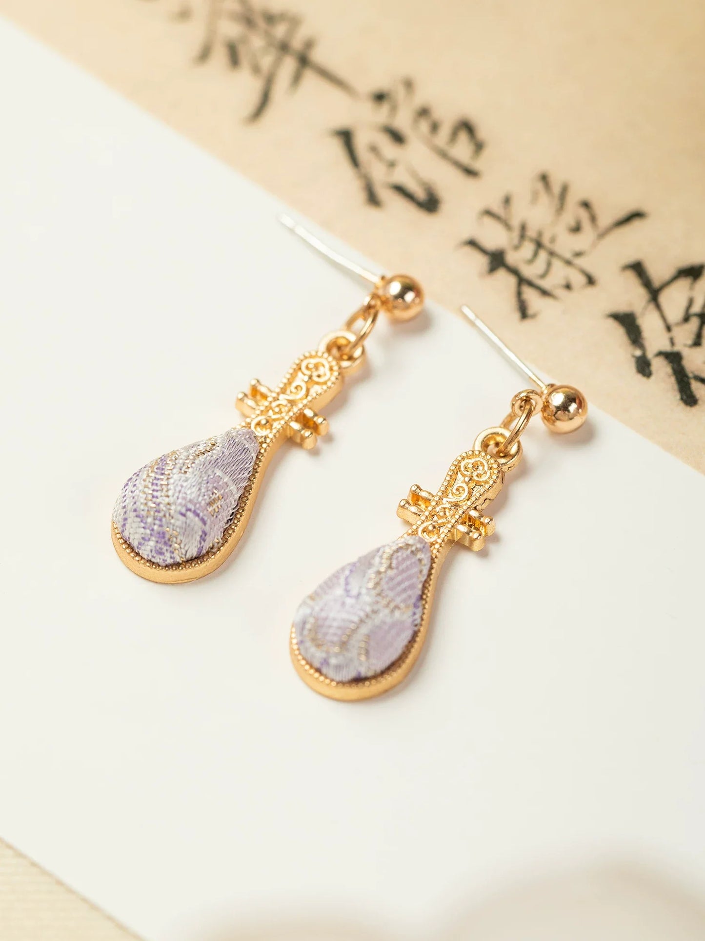 Pipa Music Earrings | Cheongsam Jewelry