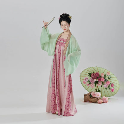 Modern Tang Dynasty Hanfu Slip Dress Set - Muyao 沐瑶 (Preorder)