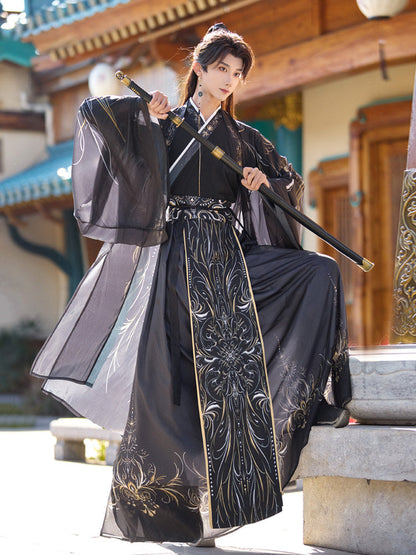 Traces of Stars | Wei Jin Dynasty Hanfu Set