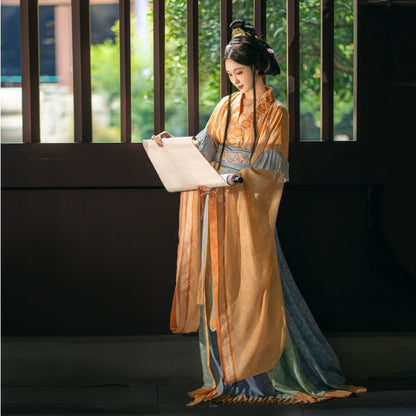 Wei Jin Dynasty Qiyao Ruqun Hanfu | Xianguan 知闲观