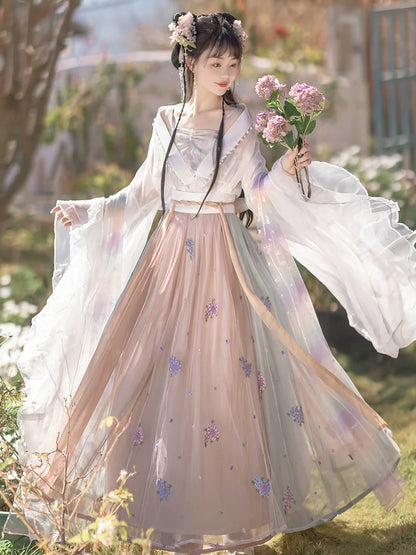 Wei Jin Dynasty Qiyao Ruqun Hanfu | Luo Shen 洛神