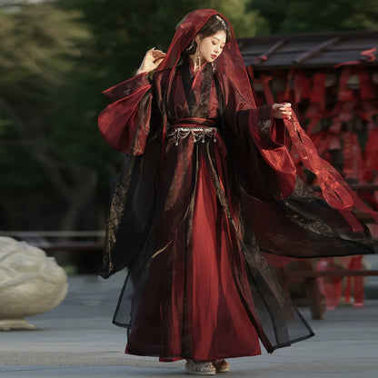 Wei Jin Dynasty Hanfu Robe | Yuji Lament 虞姬叹