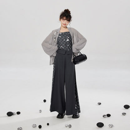 Meow Fun | Modern Song Dynasty Jacket and Pants Set
