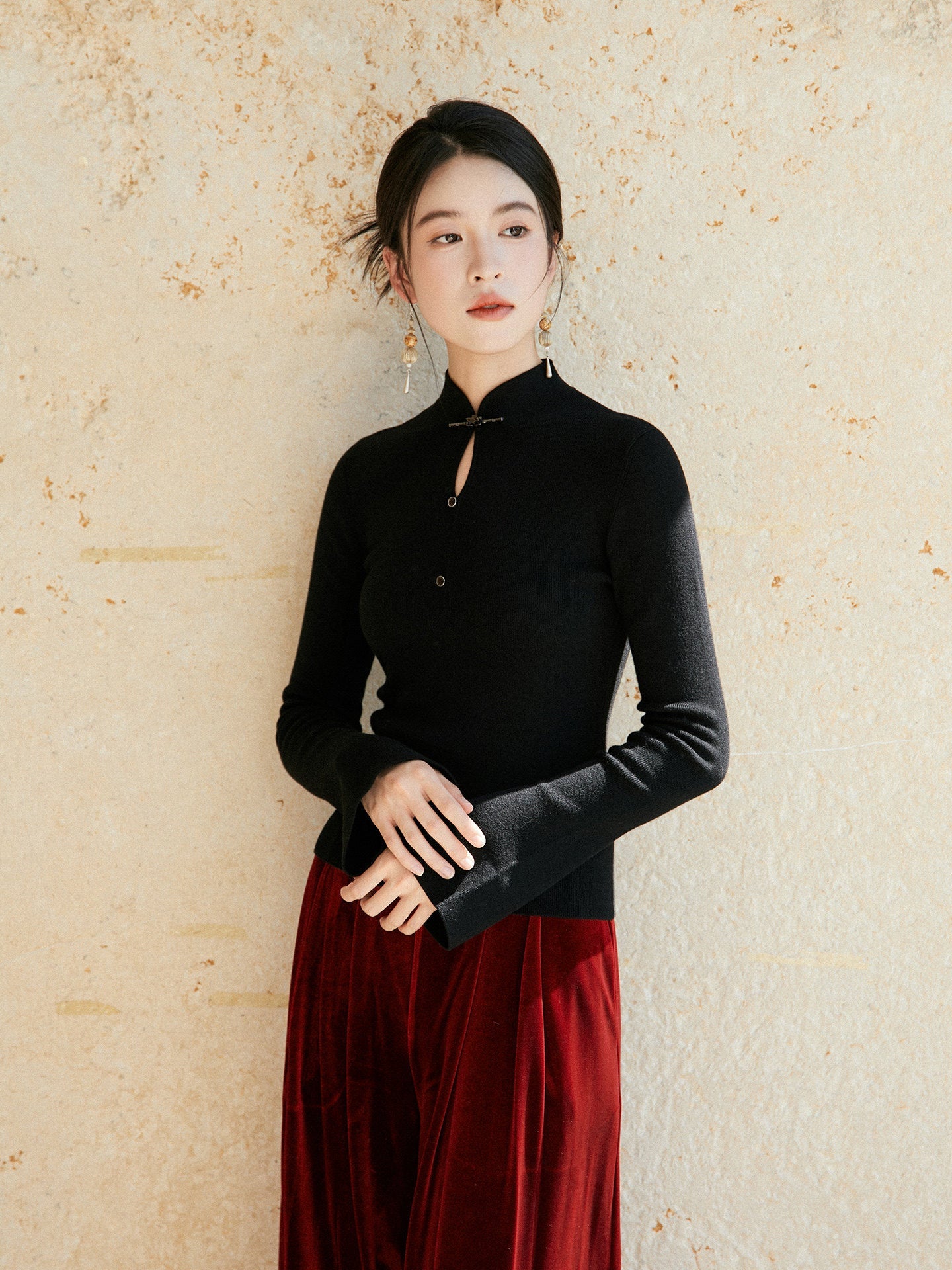 New Chinese Style Knitted Wool Sweater - Winter Awakens 觉冬