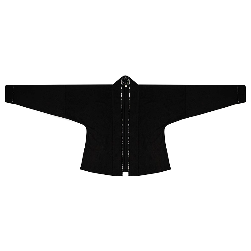 Song Dynasty Modern Hanfu Set with Changgan Temple Beizi and Three Pleat Skirt - Hanjiang Snow 寒江雪 (Preorder)