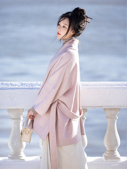 New Chinese Style Wool Coat for Autumn and Winter - Zhijian 至简 (Preorder)