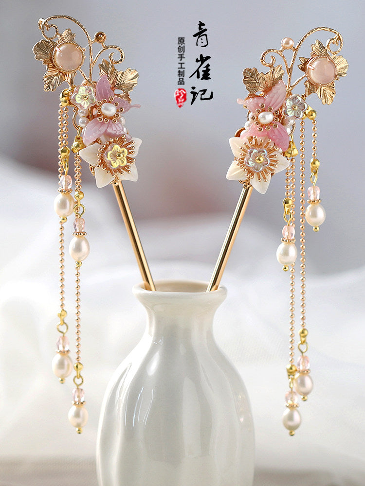 Song of Flowers Hair Stick | Hanfu Hair Accessory