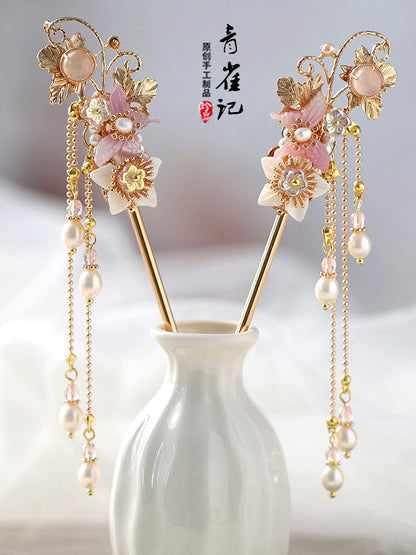 Song of Flowers Hair Stick | Hanfu Hair Accessory