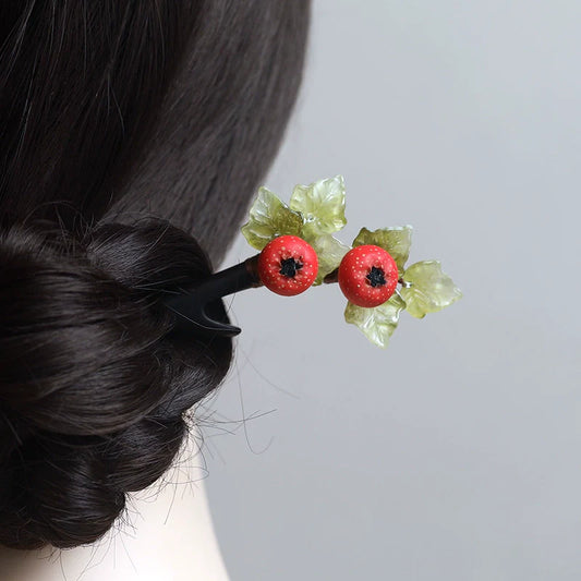 Hawthorn Fruit Hair Stick | Hanfu Hair Accessory