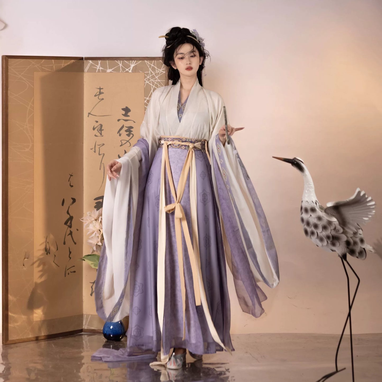 Wei Jin Dynasty Qiyao Ruqun Hanfu | Jiuyi 九翊
