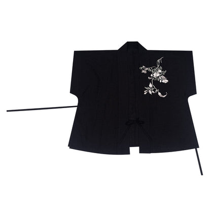 New Chinese Style Winged Sleeve Top and Mamianqun Hanfu Set - Guest of Human Realm 人间客