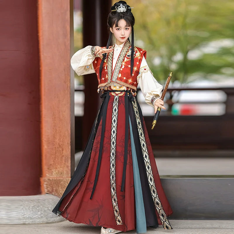 Xiake 侠客 - Exotic Tang-Style Hanfu Swordsman Unisex Outfit