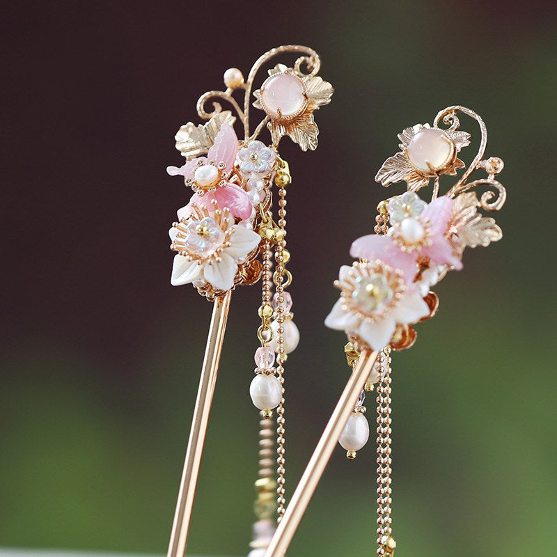 Song of Flowers Hair Stick | Hanfu Hair Accessory