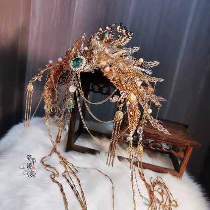 Siren - Unisex Hanfu Hair Crown (Preorder)