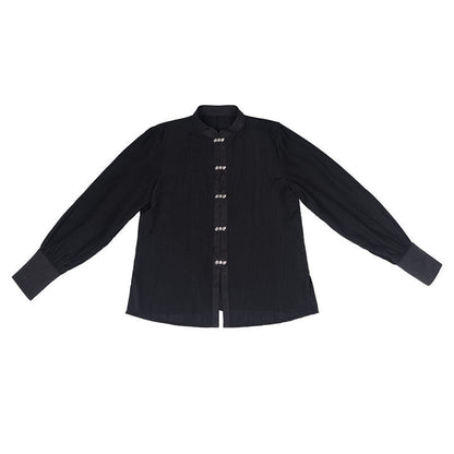 Chinese Long Sleeve Top & Sheer Mamian Skirt Outfit | Oriental Bone 东方骨