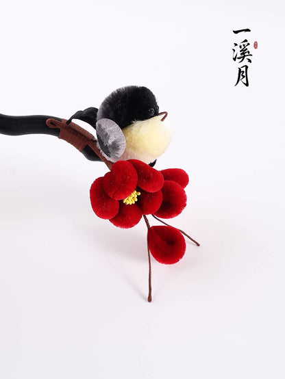 Happiness Plum Blossom Hair Stick | Hanfu Hair Accessory