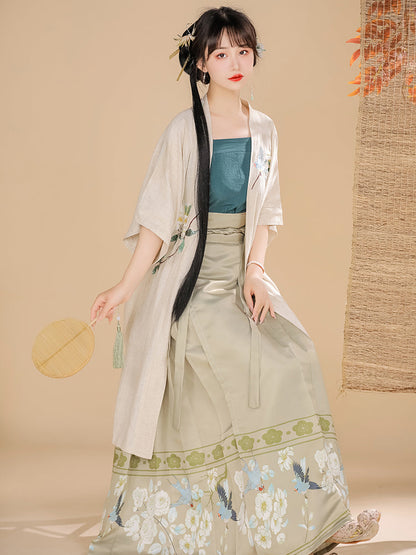 Changgan Temple 长干寺 - Song Dynasty Style Qiyao Ruqun Hanfu