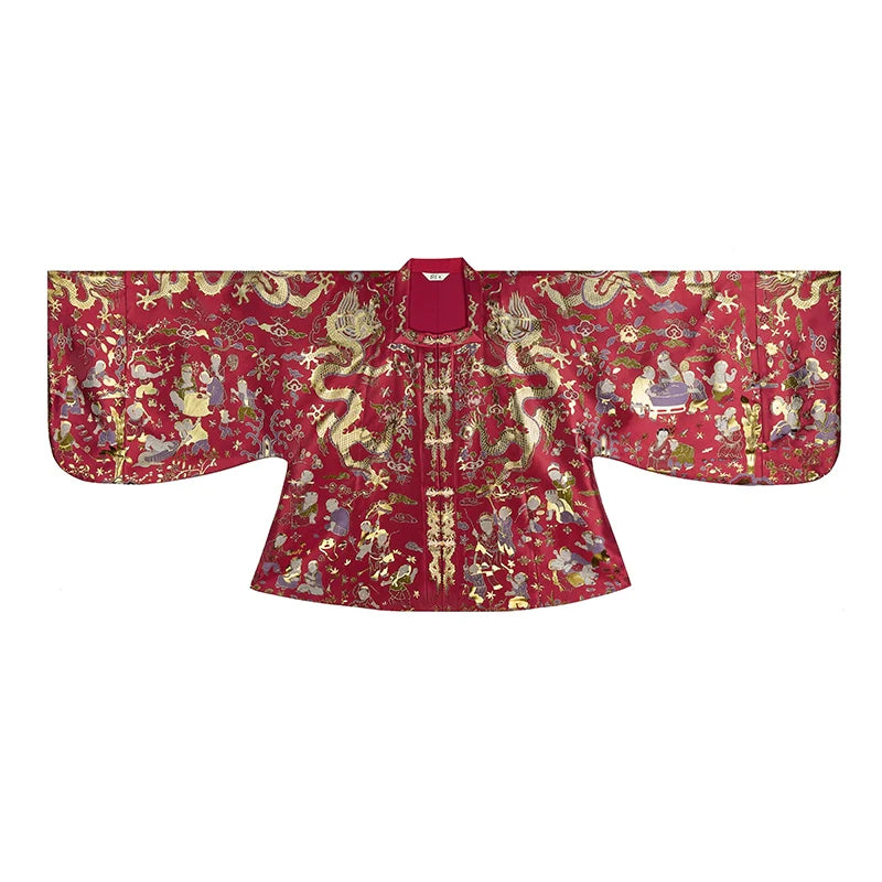 Ming Dynasty Wedding Hanfu Set & Mamian Skirt | Forever Bliss 永永其祥