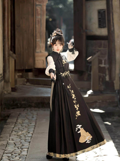 New Chinese Martial Arts Style Chivalrous Hanfu - Yunshan 云山