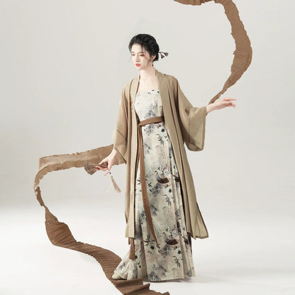 Song Dynasty Modern Hanfu - Old Book Ink 旧书墨染 (Preorder)